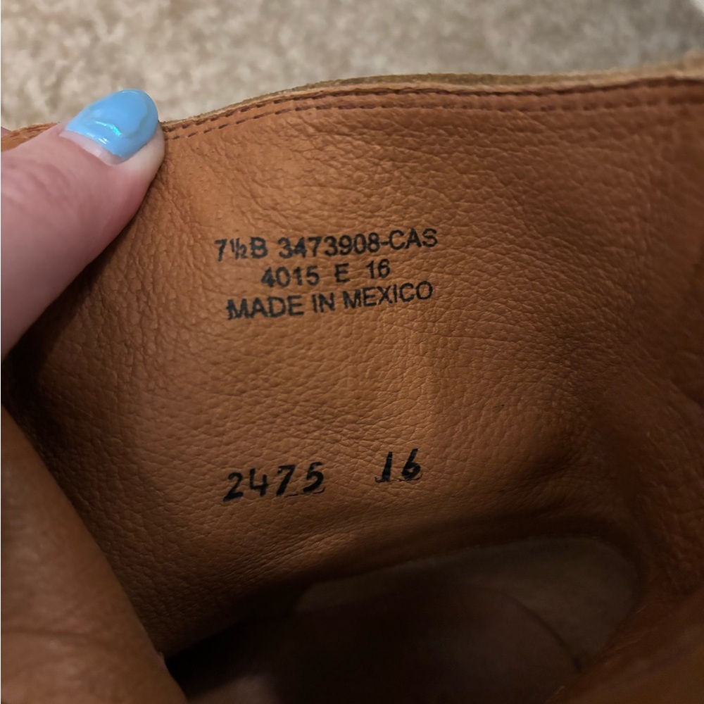 Tan Suede Women’s Boots - Picture 4 of 4